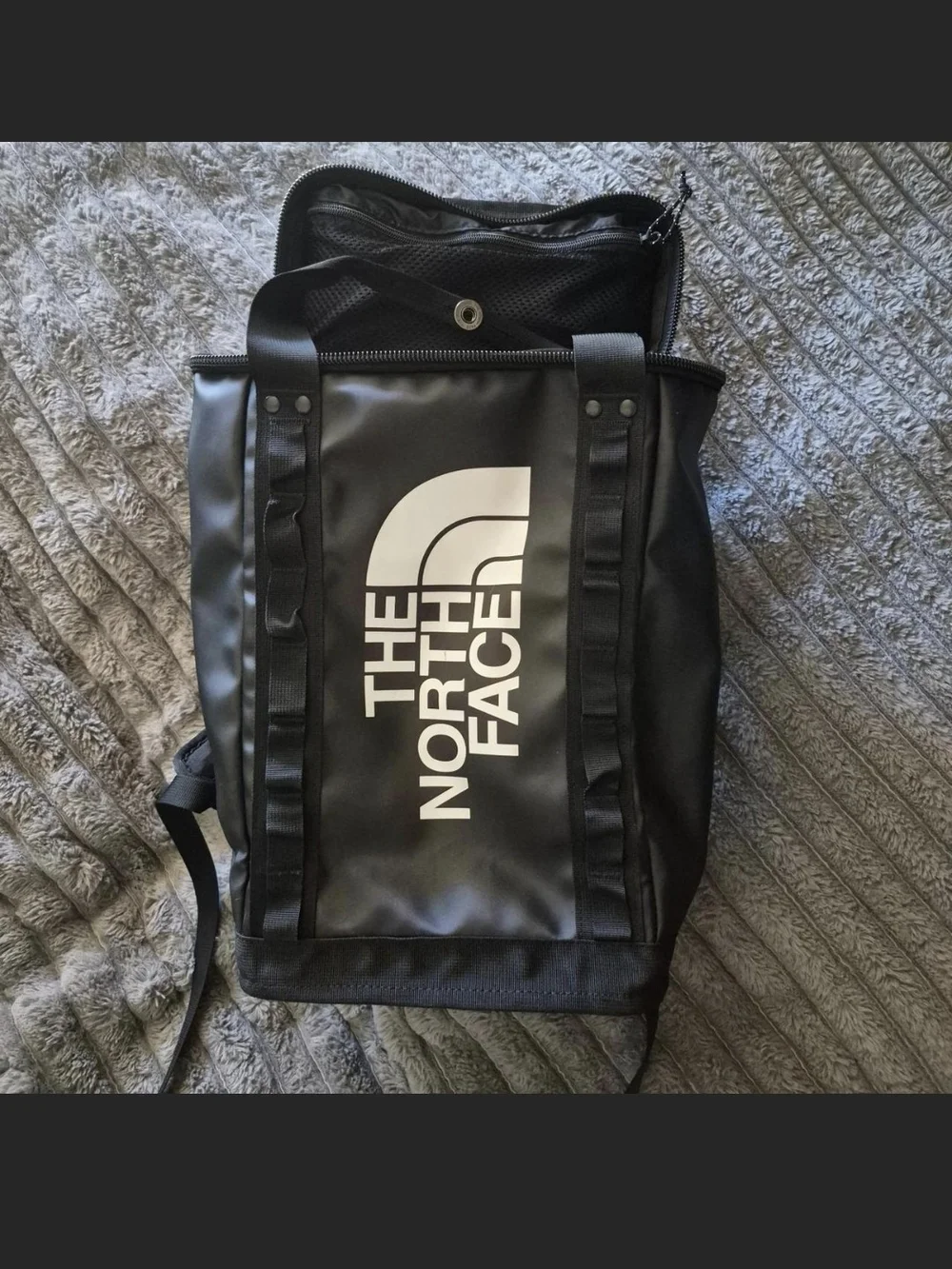 The North Face Men's Black Logo Backpack